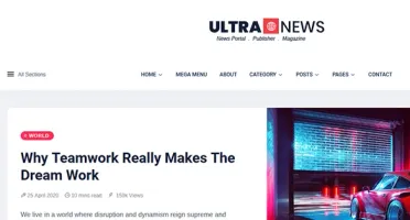 UltraNews - Script PHP para Jornal, Blog e Revista