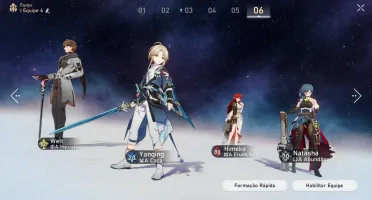 Honkai Star Rail (Seele + Silver Wolf + Jing Yuan + 4 T5)