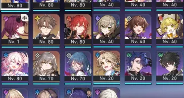 Honkai Star Rail (Seele + Silver Wolf + Jing Yuan + 4 T5)