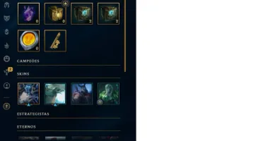 CONTA SMURF LOL 61% DE WINRATE MMR ALTO