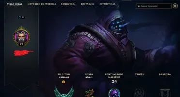 CONTA SMURF LOL 61% DE WINRATE MMR ALTO