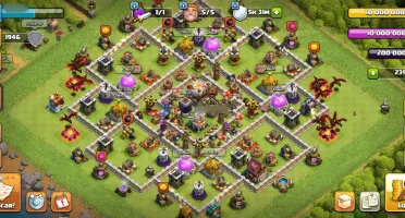 Centro De Vila 11 Full Com Skin Rainha Mágica
