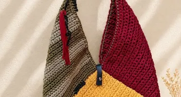 Bolsa de Crochê Desconstruída Grande