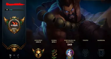 CONTA de LOL OURO lll 90 PDL // 76 CHAMPS // 27 SKINS