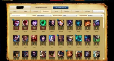 Conta de League of Legends Ouro 3 Borda de Platina 58 Champs