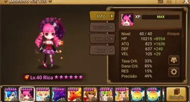 Summoner War Conta Iniciante com Rica