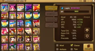 Summoner War Conta Iniciante com Rica