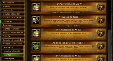 Conta rara World of Warcraft (Wow)/ Montarias exclusivas
