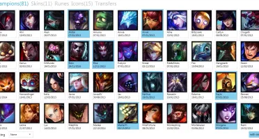 CONTA UNRANKED LEVEL 30 81 CHAMPS 11 SKINS - 2730 RP