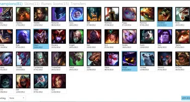 CONTA UNRANKED LEVEL 30 81 CHAMPS 11 SKINS - 2730 RP
