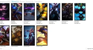 CONTA UNRANKED LEVEL 30 81 CHAMPS 11 SKINS - 2730 RP