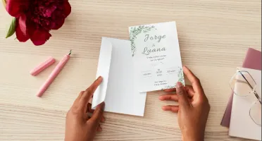 Convite de casamento