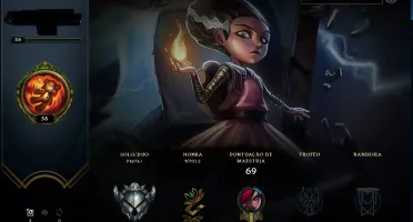 conta smurf prata 1 mmr gold 1, lvl 36 com algumas skins