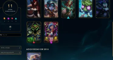 conta smurf prata 1 mmr gold 1, lvl 36 com algumas skins