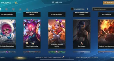 Conta Wild Rift 100+ skins