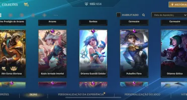 Conta Wild Rift 100+ skins