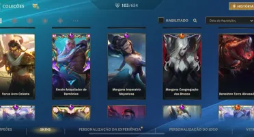 Conta Wild Rift 100+ skins