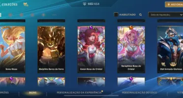 Conta Wild Rift 100+ skins