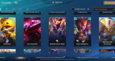 Conta Wild Rift 100+ skins
