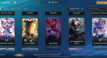 Conta Wild Rift 100+ skins