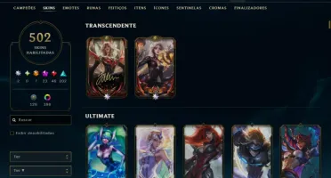 Conta LoL 2012 - Varias Skins Raras, Todos Campeões