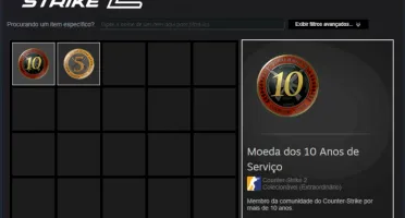 Conta Steam 19-20 Anos De Serviço(Cs Medalha De 5 E 10 Anos)