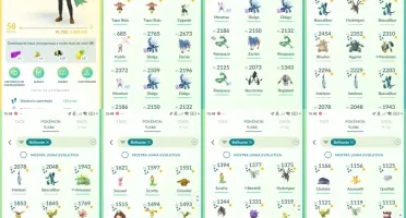 Nível 58 | 186 SHINY |18 Lendários e Fundos Especiais! L003