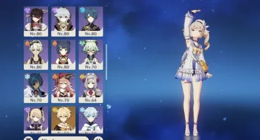Ar55. Ayaka, albedo, shenhe, Kokomi, childe e +
