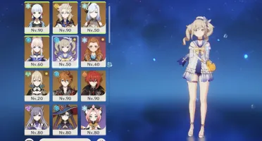 Ar55. Ayaka, albedo, shenhe, Kokomi, childe e +