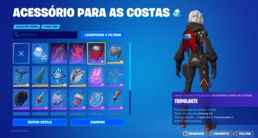 conta fortnite com algumas skins