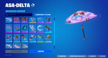 conta fortnite com algumas skins
