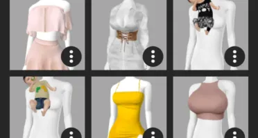 Conta imvu femina com 6 anos, com mais de mil itens e roons.