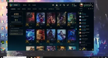 CONTA LEAGUE OF LEGENDS (PLAT 1 75PDL)+FULL CHAMP + 76 SKINS