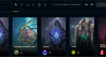 CONTA LEAGUE OF LEGENDS, 5 PG DE RUNA, OURO V TEMP. PASSADA