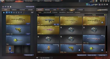 CrossFire: 2 tenente smurf unranked com kit cheytac girassol