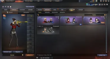CrossFire: 2 tenente smurf unranked com kit cheytac girassol