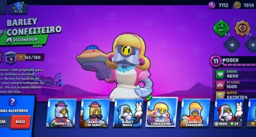 Conta de brawl Stars skins exclusivas