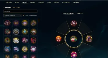 Conta League of legends 200+ skins