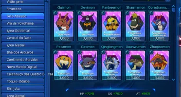 Conta ENDGAME com OMM server omegamon aceito negociar