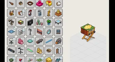 Conta HABBO mascotes e emblemas