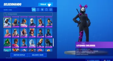 CONTA FORTNITE TEMPORADA 4  ITENS RAROS