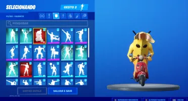 CONTA FORTNITE TEMPORADA 4  ITENS RAROS