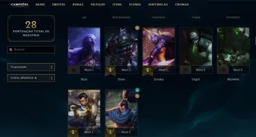 Conta Unranked level 30