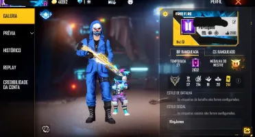 CONTA FREE FIRE COM PASSES ANTIGOS