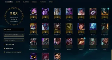 Conta League of legends G4,94 champ,50 skins,6 pag de runa