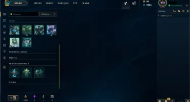 conta lol 11 skins ouro 4 lvl 94