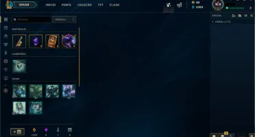 conta lol 11 skins ouro 4 lvl 94