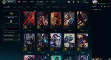 Conta de lol diamante season passada