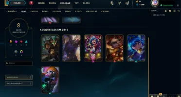 Conta de lol diamante season passada