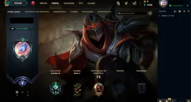Conta de lol diamante season passada
